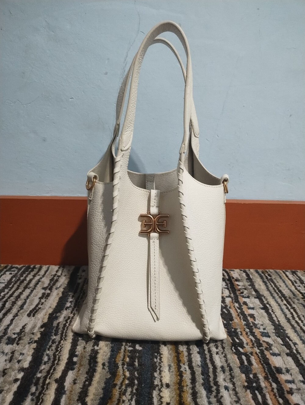 leather handbag